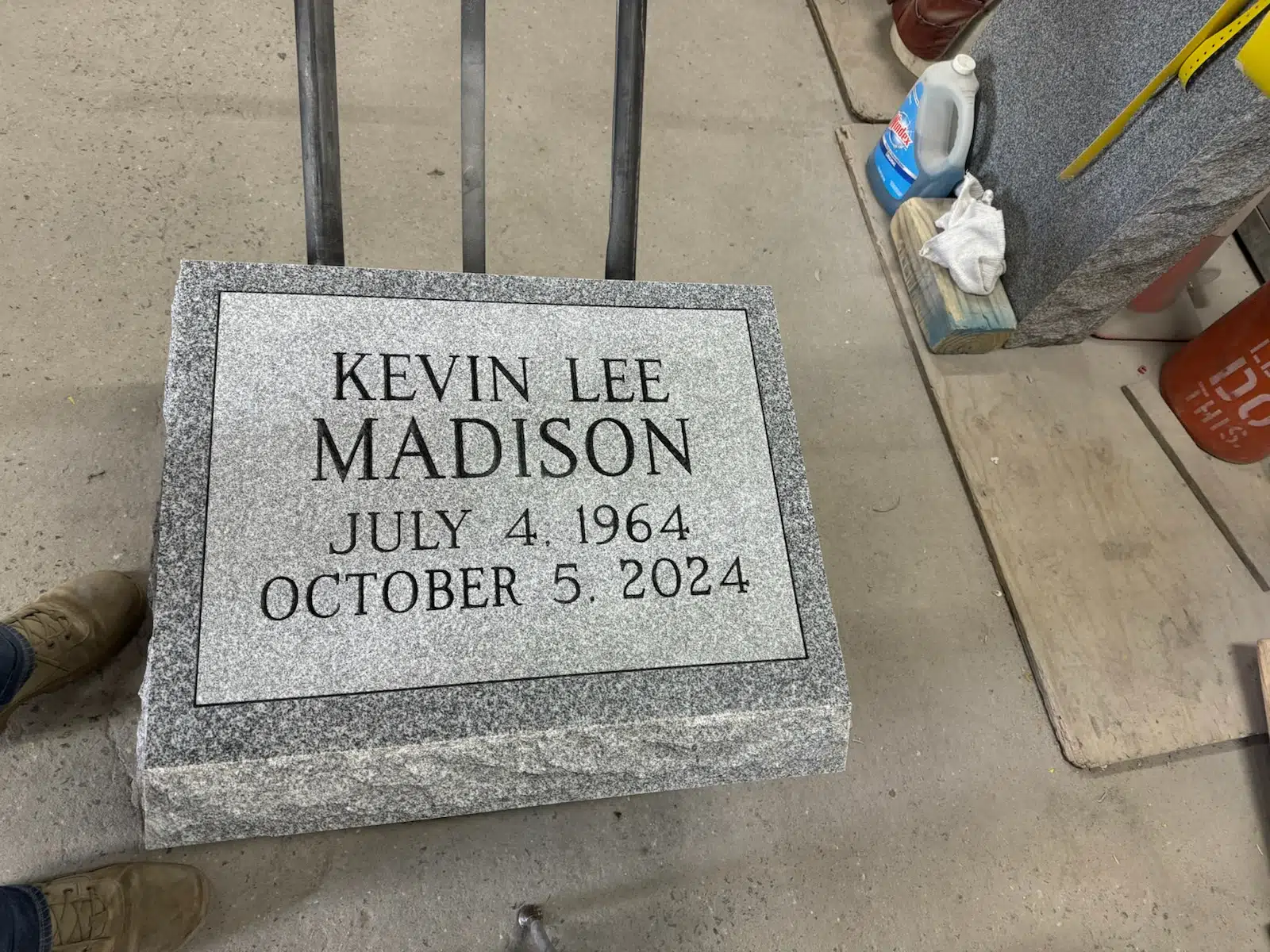 Granite Headstone hand-carved by Tombstone Finder in NJ — image 4
