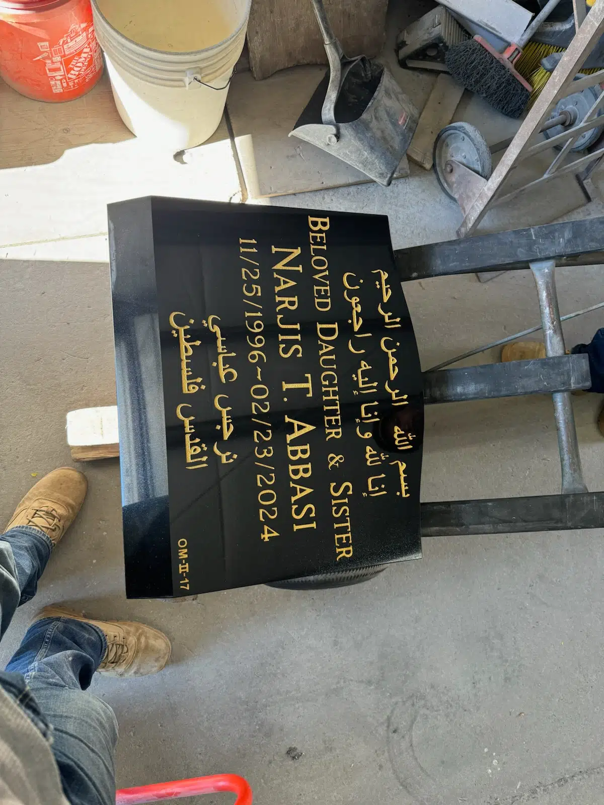 Granite Headstone hand-carved by Tombstone Finder in NJ — image 9