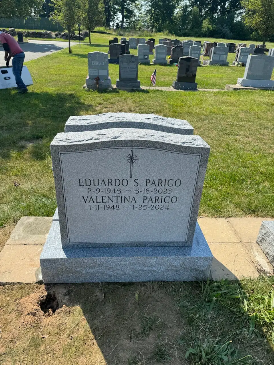 Granite Headstone hand-carved by Tombstone Finder in NJ — image 3